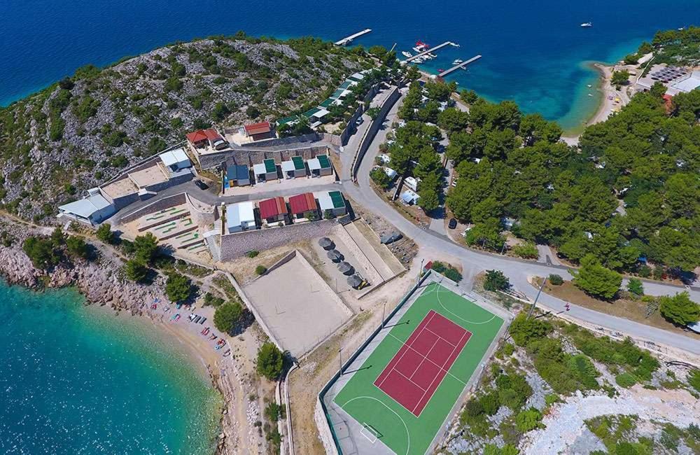 Premium Mobile Home Sun & Joy - Oaza Mira Camping Drage Exteriör bild