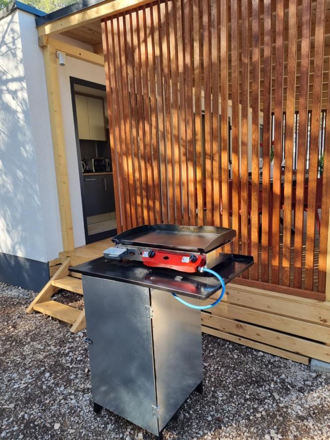 Premium Mobile Home Sun & Joy - Oaza Mira Camping Drage Exteriör bild